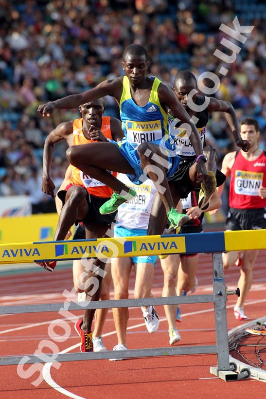 Gilbert Kirue, 3000 metres Steeplechase, 2011 Aviva London Grand Prix